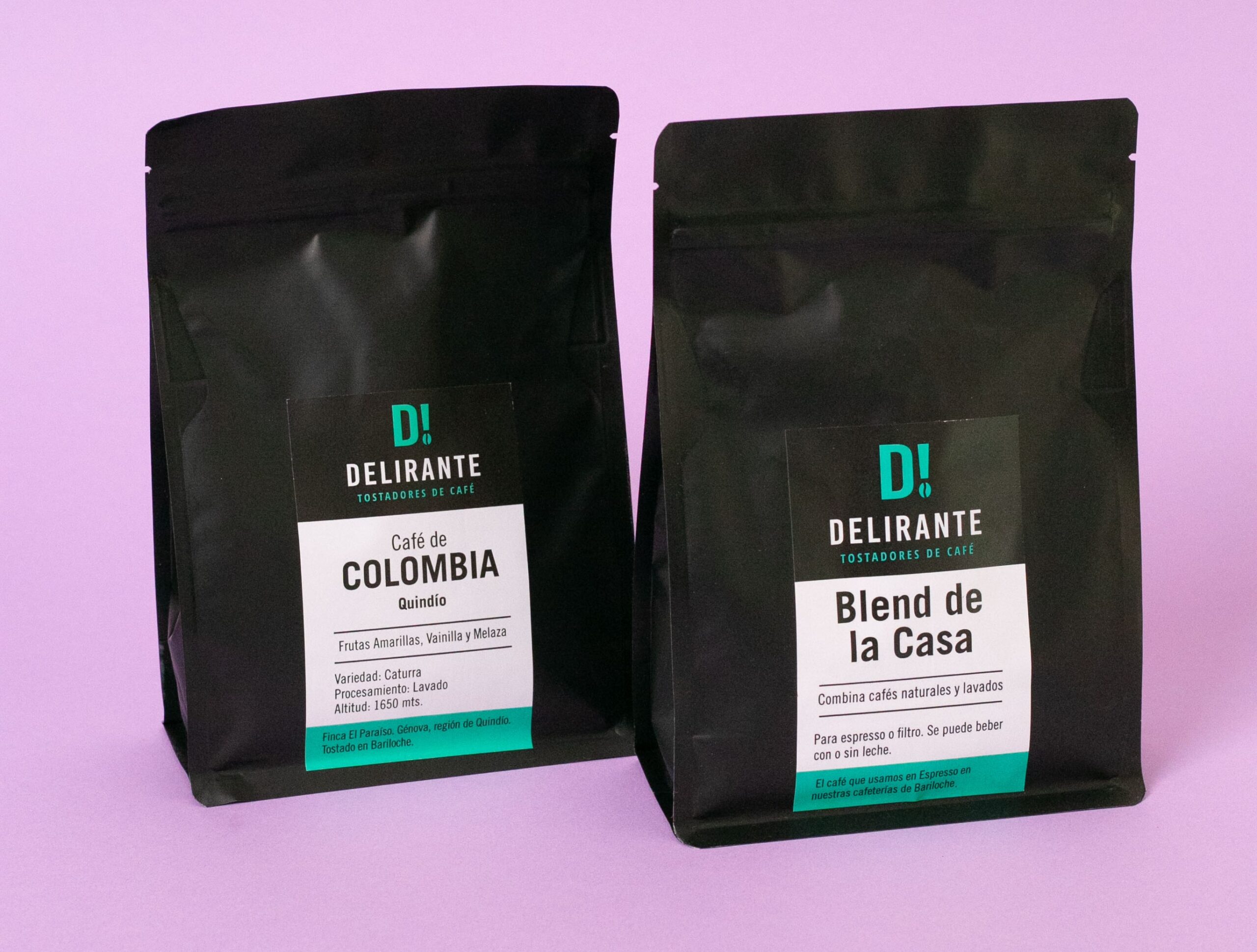bolsas de café con válvula desgasificadora delirante