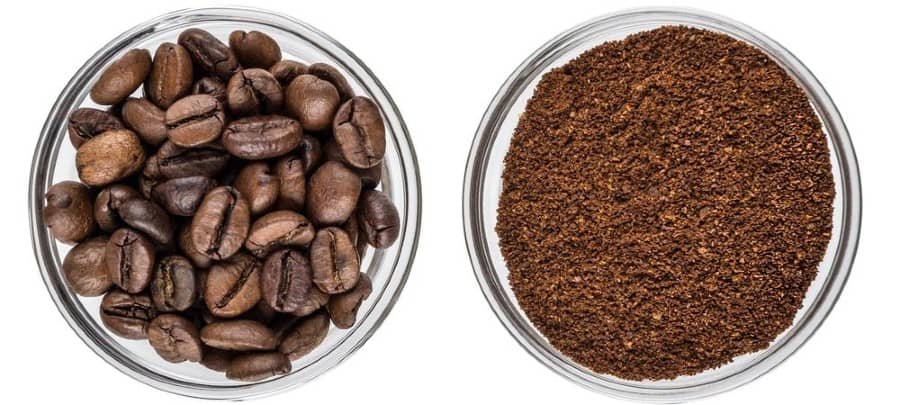 cafe en grano y molido