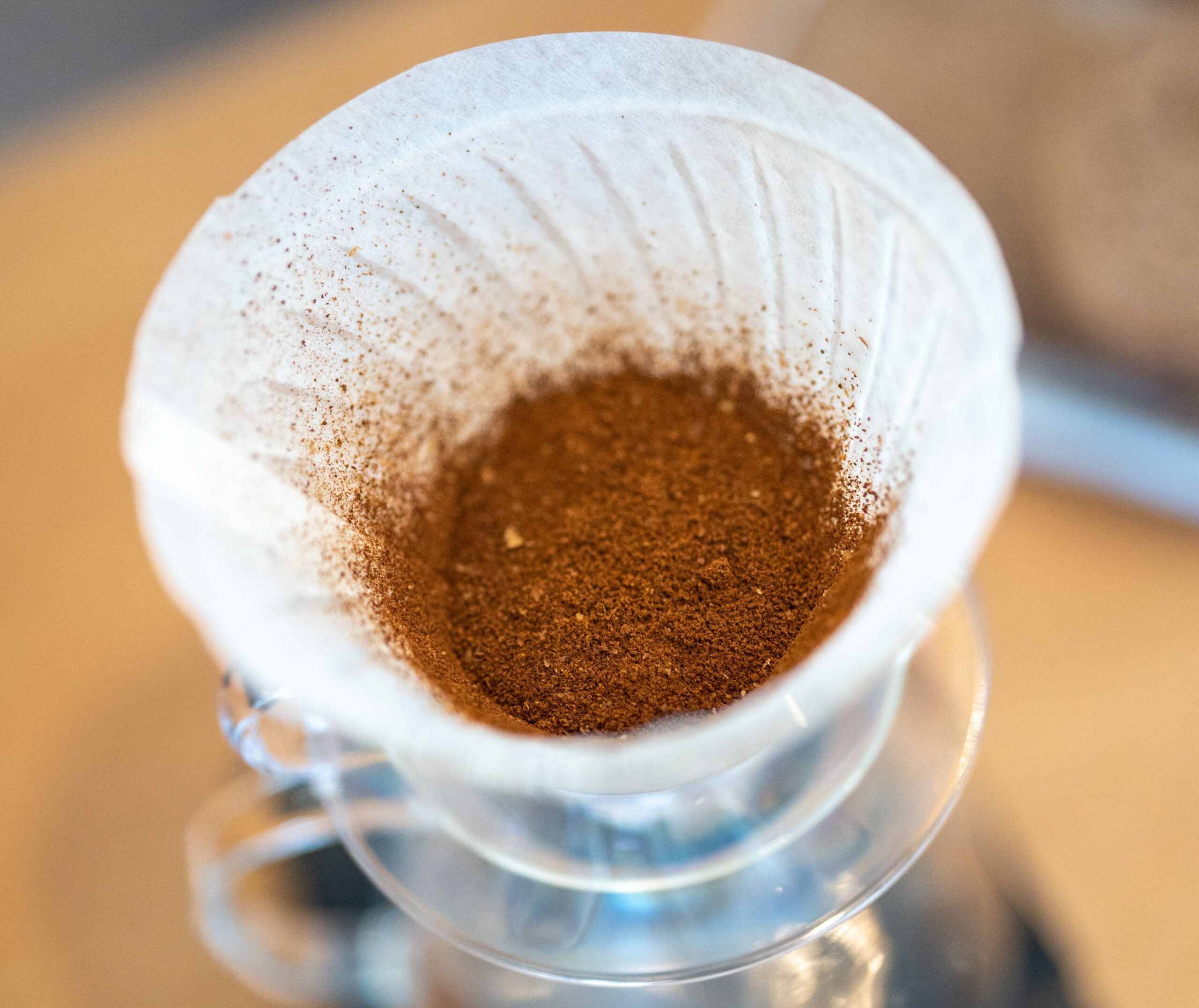 café tostado molido para v60