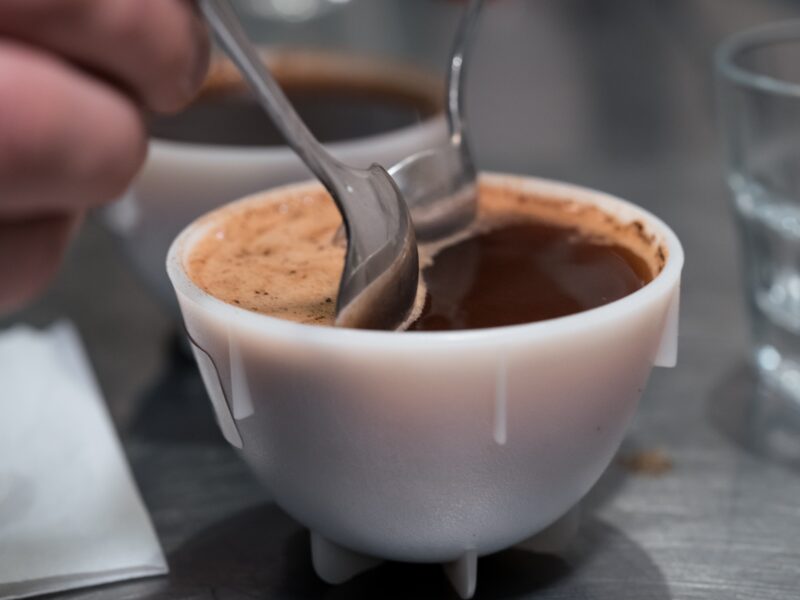 cupping de café 
