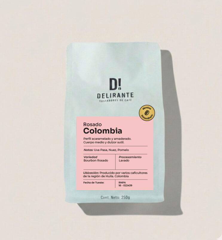 Café de Colombia Rosado Microlote Extraordinario